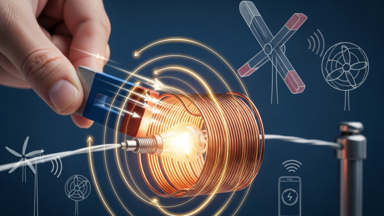 Simple Explanation Of Electromagnetic Induction