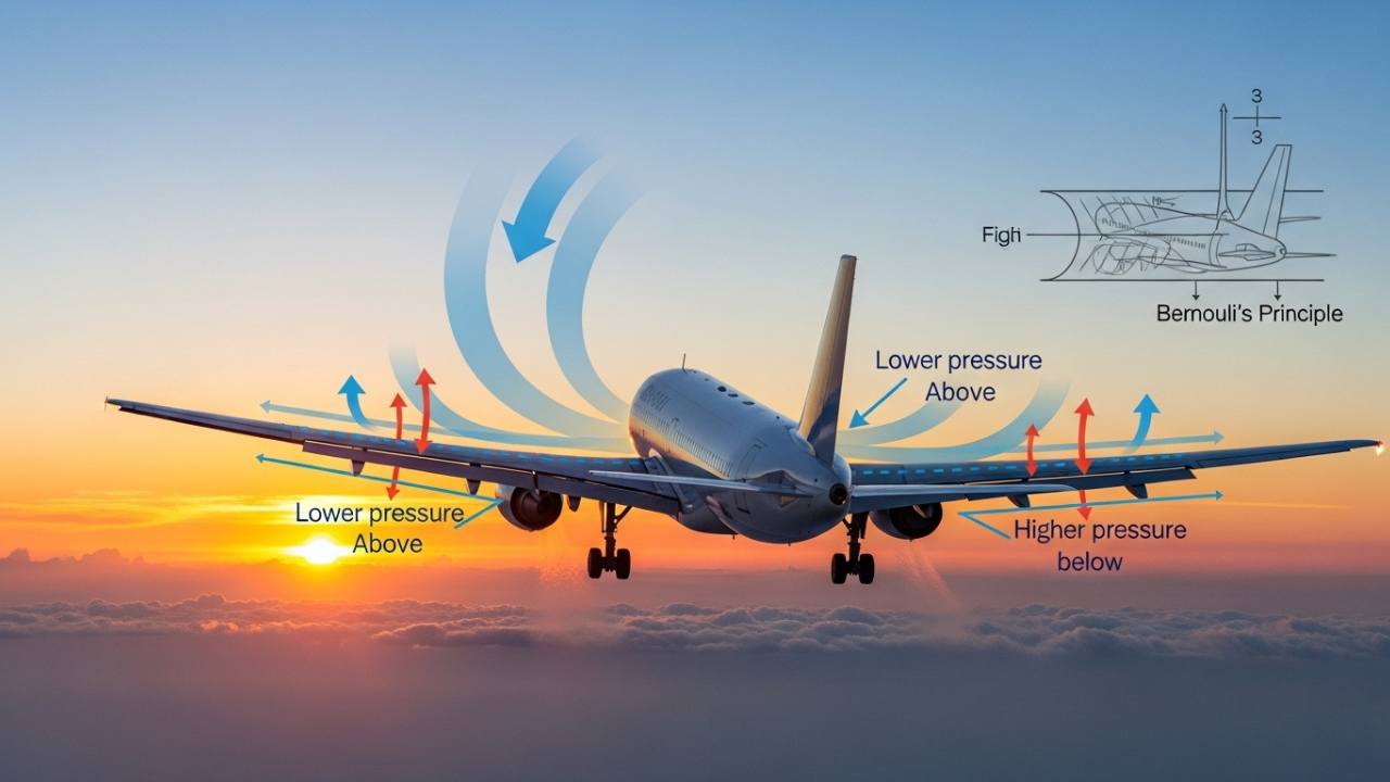 Why Do Airplanes Fly Using Bernoulli's Principle